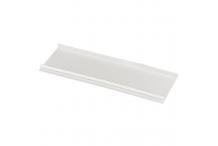 Abdeckplatte PVC 1m für 45mm Ausschnitte weiß, RAL9016 275413