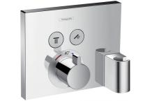 Hansgrohe HG Thermostat Unterputz ShowerSelect FS 2 Verbraucher chrom m.Fixfit u.Porter 15765000