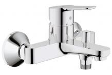 Grohe Bau Edge Einhand-Wannenbatterie integr. Rückflussverhinderer chrom EC23334000
