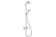 Hansgrohe HG Showerpipe Croma 220 Dusche chrom mit Thermostat 27185000