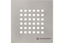 Poresta Systems Österreich Poresta Duschelement Zubehör Edelstahl rost Cube mit Rahmen 18300328