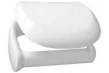 Bisk Athena Papierrollenhalter mit Deckel Kunststoff, weiß 28927