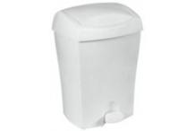 Bisk Abfallbehälter Duo 8 Liter Kunststoff, weiß 93902