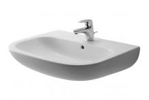 Duravit washbasin 650mm D-Code white with ÜL, with HLB, 1 HL 23106500002