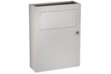KWC Professional Rodan Hygieneabfallbehälter für Aufputzmontage, Chromnickelstahl 2000101358
