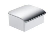 KE Feuchtpapierbox Elegance 11667, Porzellanbehälter weiß, verchromt 11667013000