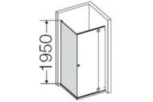 Provex Industrie Provex Flat Seitenteil 75 Profil brillant Glas transp. 0002FW05GL