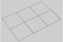 Rettig Floortec Gittermatte OL blank 10x10cm, VPE 63m², Preis per m² BGMB310120210A0