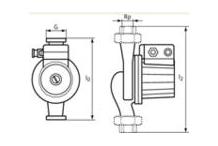 Adapter G 1 1/2 /G2 f. Wilo-Pumpen mit Verschr.Anschl.DN25 auf Rohr DN30 4105914