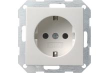 SCHUKO Steckdose System 55 reinweiß glänzend 018803