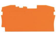 Abschluss- und Zwischenplatte 1 mm dick, orange 2006-1292