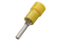 Stiftkabelschuh gelb isoliert 4 - 6 mm² / Stift 14 mm 260374