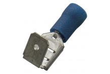 Flachsteckhülse mit Abzweig blau isolier 1,5 - 2,5 mm² / FSt. 6,3x0,8 mm 260412
