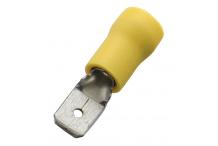 Flachstecker gelb isoliert 4,0 - 6,0 mm² / FSt. 6,3x0,8 mm 260426