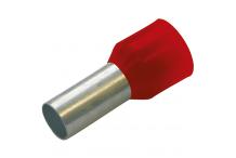 Aderendhülsen isoliert Farbserie III DIN 1 mm² / L 12 mm rot 270806 (Preis Pro Stück)
