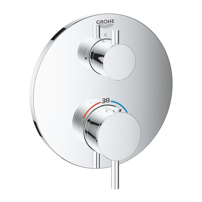 Baterie termostatica Grohe Atrio, pentru 1 iesire cu supapa de inchidere, 24134003
