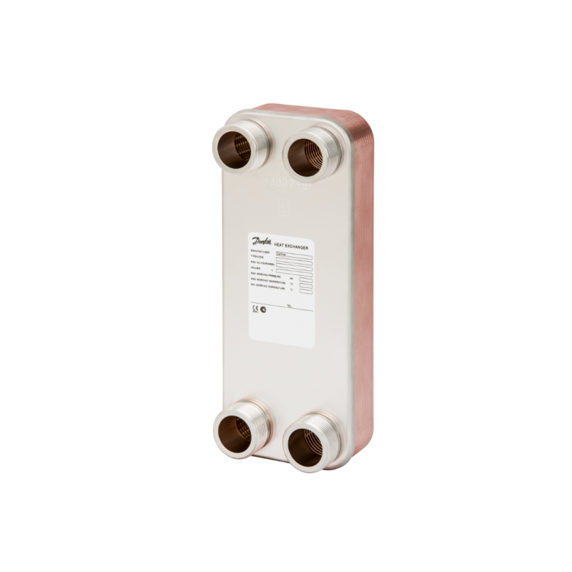 Schimbator de caldura brazat Danfoss MPHE XB 12H-1 10 PN25 G 5/4 A x 25mm 004H7555