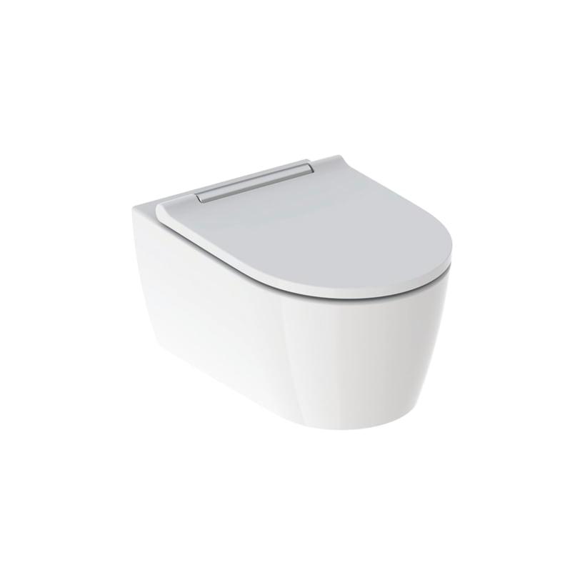 Geberit-Keramag Geberit One Set washdown with chrome-plated toilet seat, TurboFlush 500202011