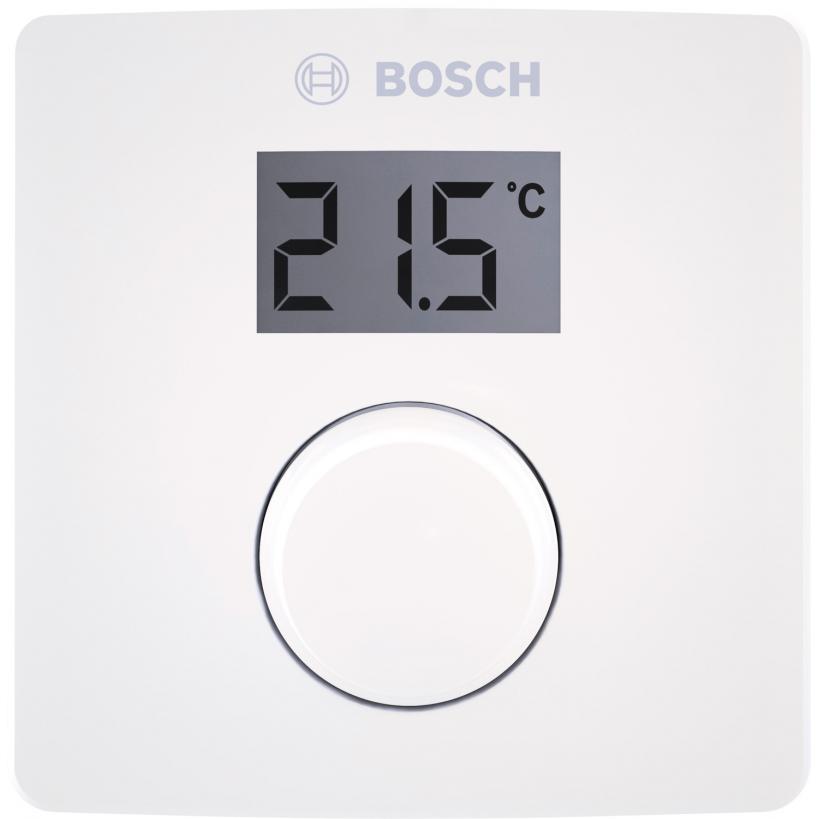 Bosch / Junkers BOSCH Fernbedienung / Raumregler CR10H mit Feuchtesensor für Kühlung, 82x82x23 7738112314