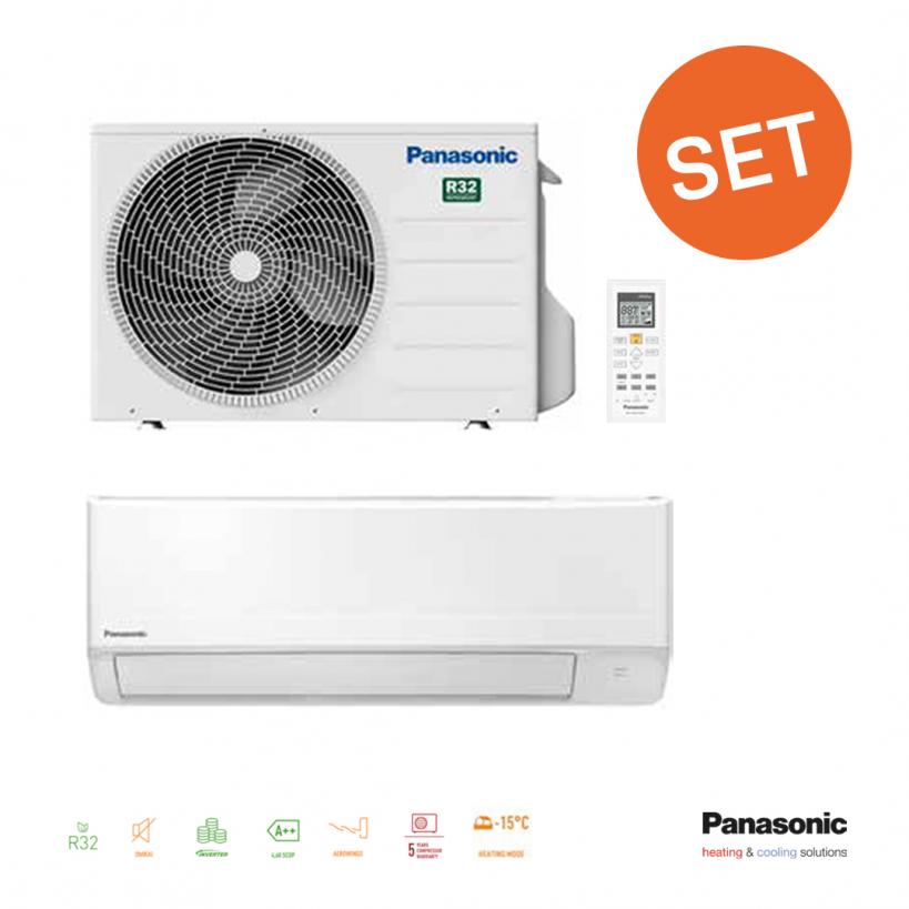 Panasonic TZ- Set 4,2kW, IE+AE Inverter A++ R32 PATZ42SET1AKT@