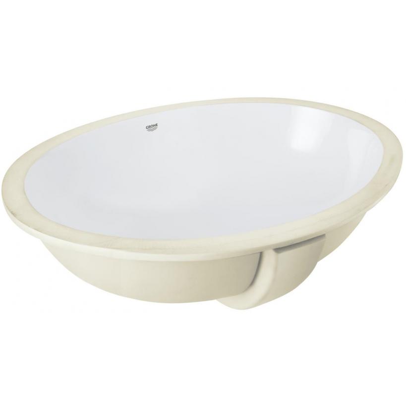 Grohe built-in washbasin Universal 39423 55cm assembly from below alpine white EC39423000