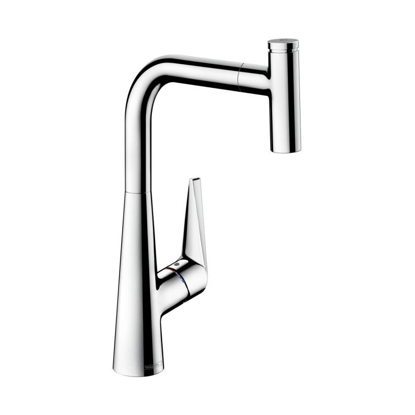 Baterie bucatarie Talis Select S 300 cu dus extractibil, Hansgrohe, 72821000