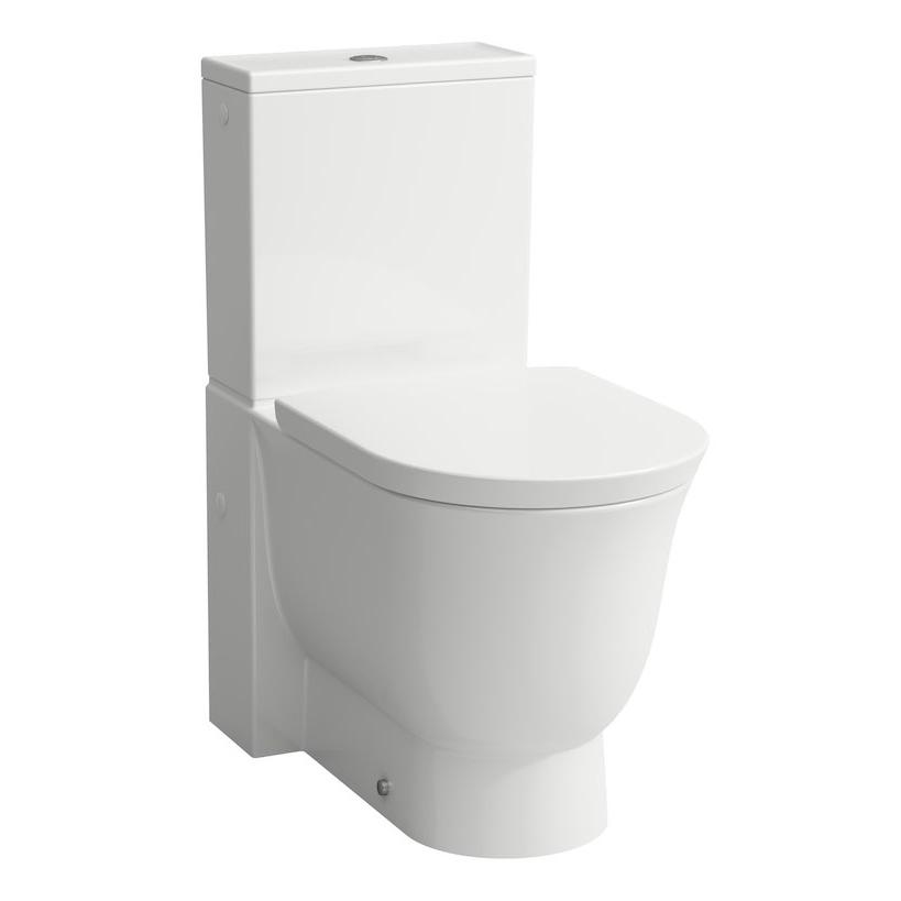 Laufen NewClass Stand-Tiefspül-WC f.aufges.SPK, Abg. vario, weiß 8248580000001