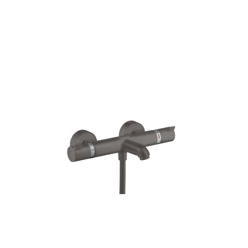 Baterie cada dus Hansgrohe, termostatata, Culoare Negru Crom, Ecostat Comfort 13114340