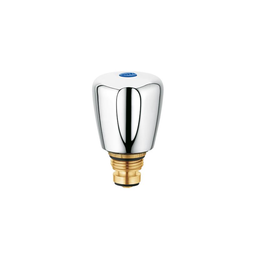 Kludi Oberteil mit Terraluxgriff Ersatzteil G 1/2 kalt chrom 110030508