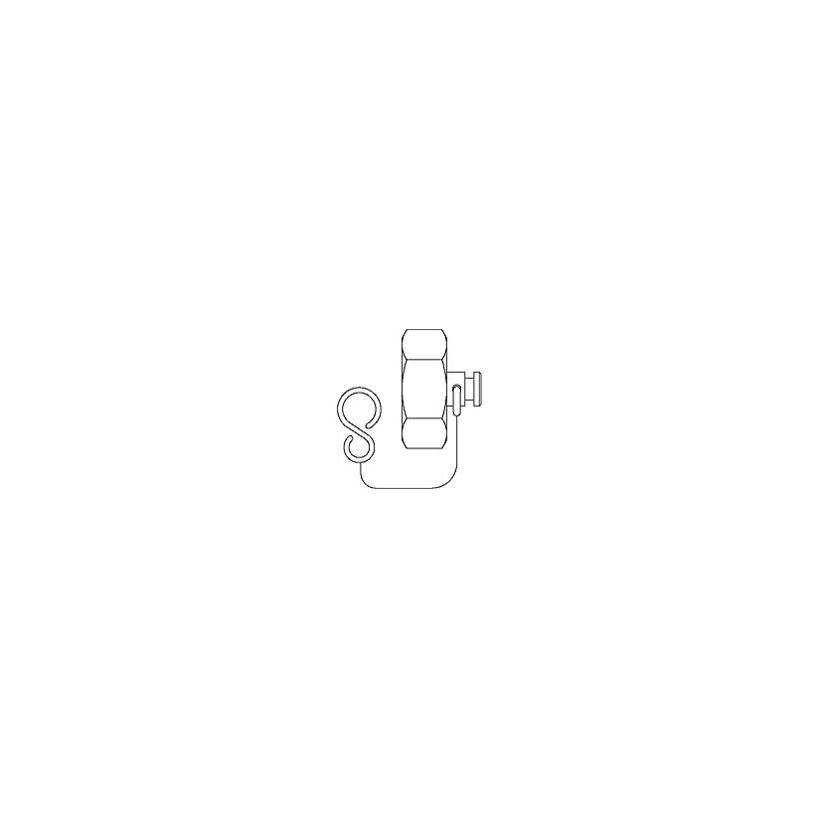 Oventrop Verschlusskappe mit Dichtscheibe und Kette, DN32 1066910