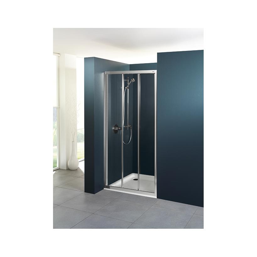 Palme Drive 1.0 Schiebetür 3-teilig 100cm, Glas H1, silber DXT310/H1/20