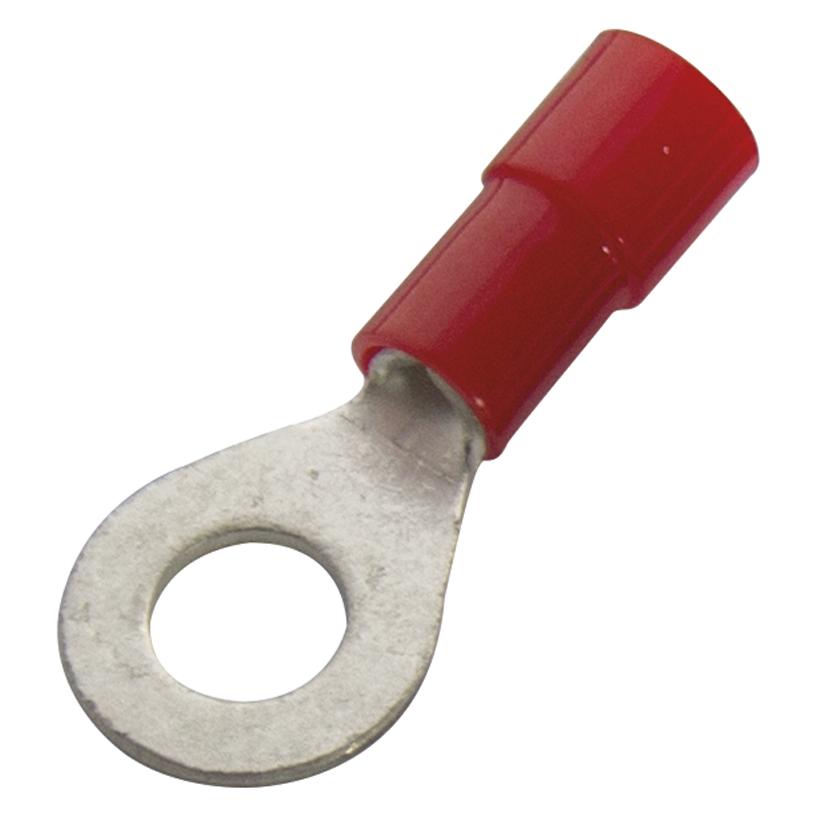 Ringkabelschuh rot isoliert 0,5 - 1 mm² / M5 260258