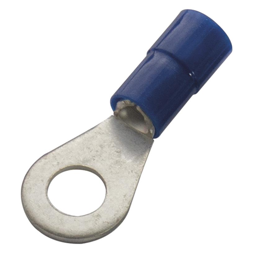 Ringkabelschuh blau isoliert 1,5 - 2,5 mm² / M5 260272