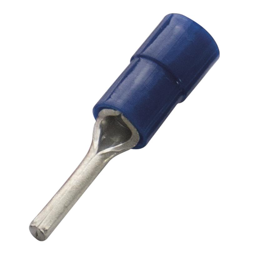 Stiftkabelschuh blau isoliert 1,5 - 2,5 mm² / Stift 12 mm 260372